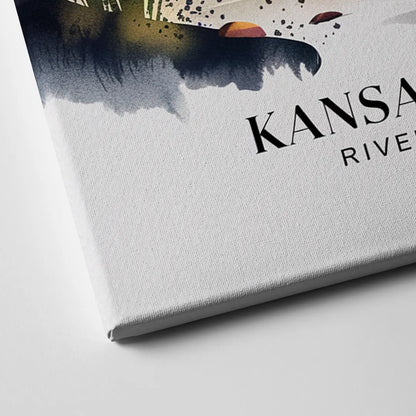 Kansas City Scenic Riverfront Canvas Close Up