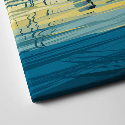 San Diego Waterfront Serenity Canvas Close Up
