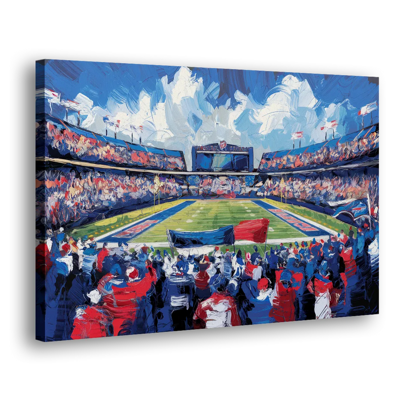 Buffalo Bills Stadium Energy - Canvas Print Art Sides