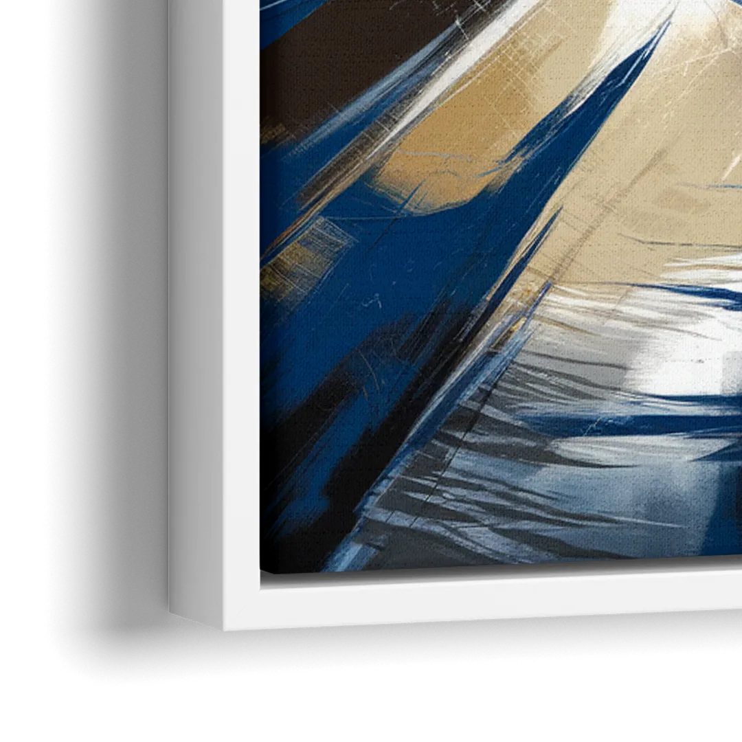 Buffalo Sabres Team Spirit - Close-Up White Frame Canvas