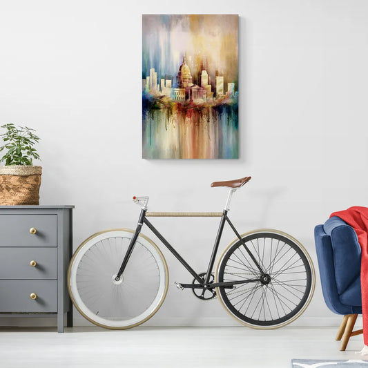 Nashville Tennessee State Capitol - Canvas Wall Art Living Room
