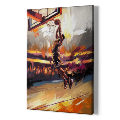 Irvine Basketball Spirit - Canvas Print Art Sides