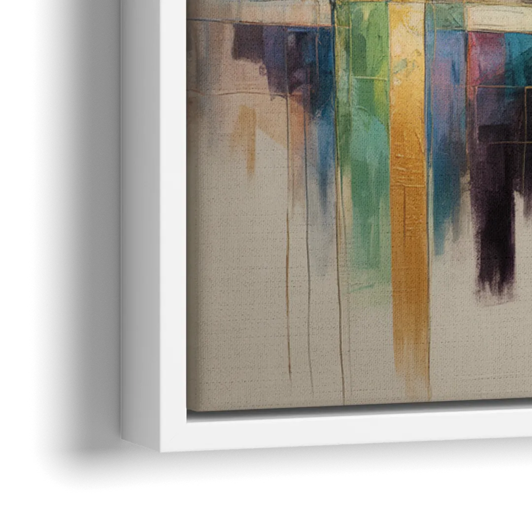 Saint Josephs Oratory - Close-Up White Frame Canvas