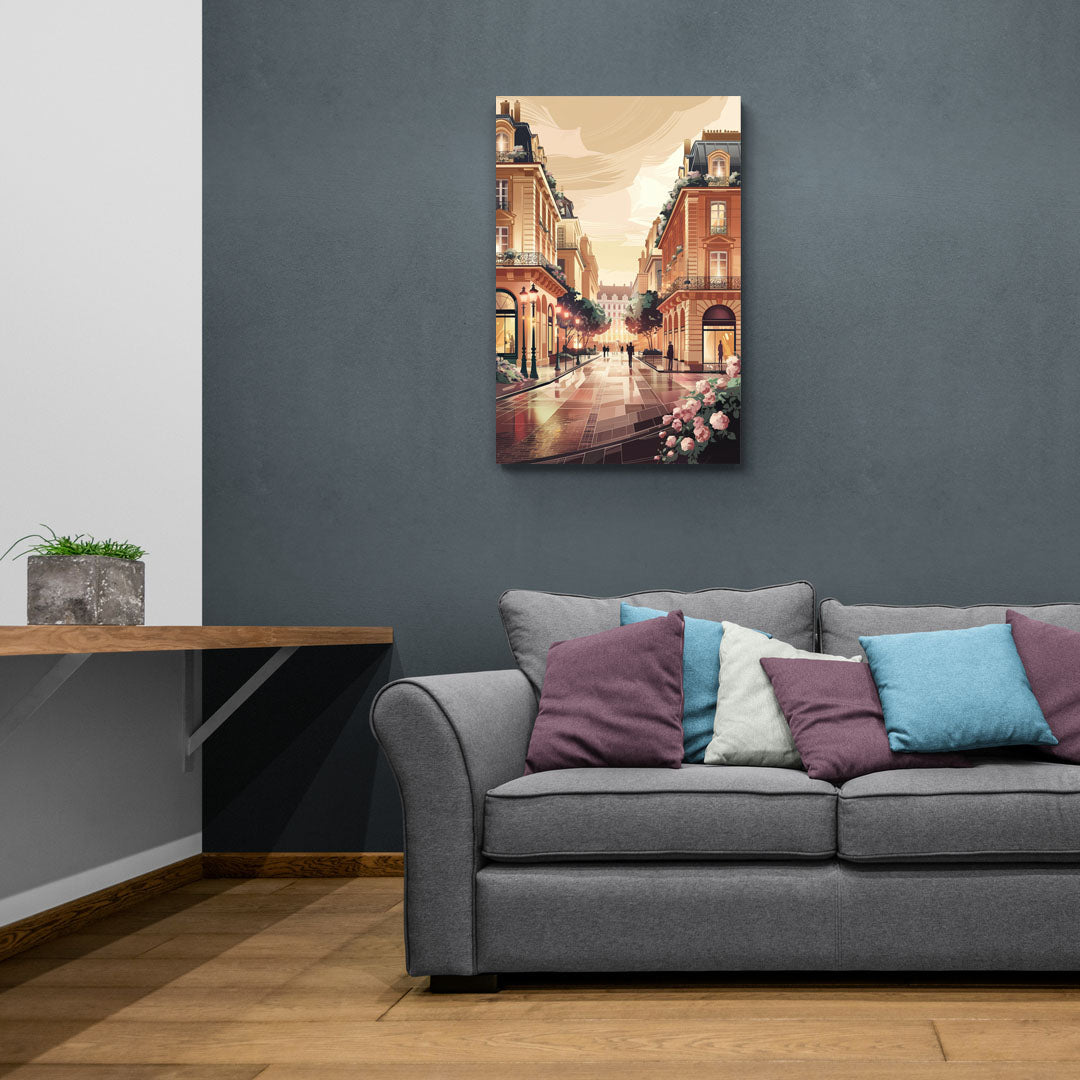 Camden Urban Charm Cityscape - Canvas Wall Art Living Room