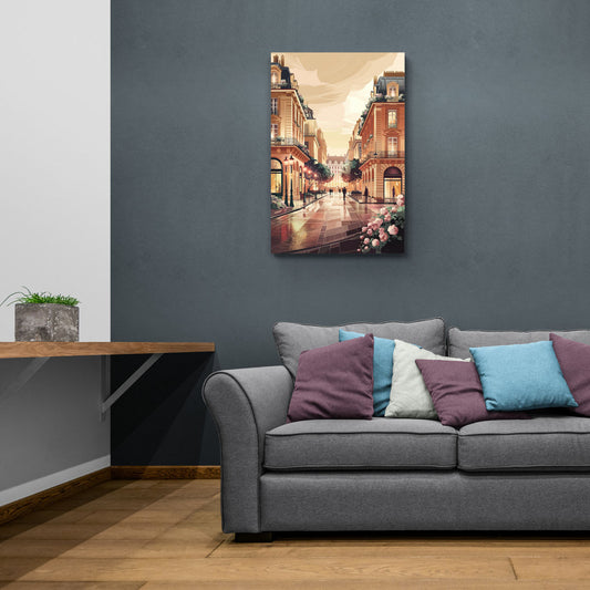 Camden Urban Charm Cityscape - Canvas Wall Art Living Room