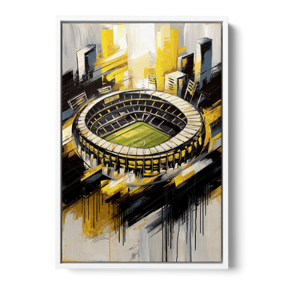 Columbus Crew FC Legacy - White Frame Canvas