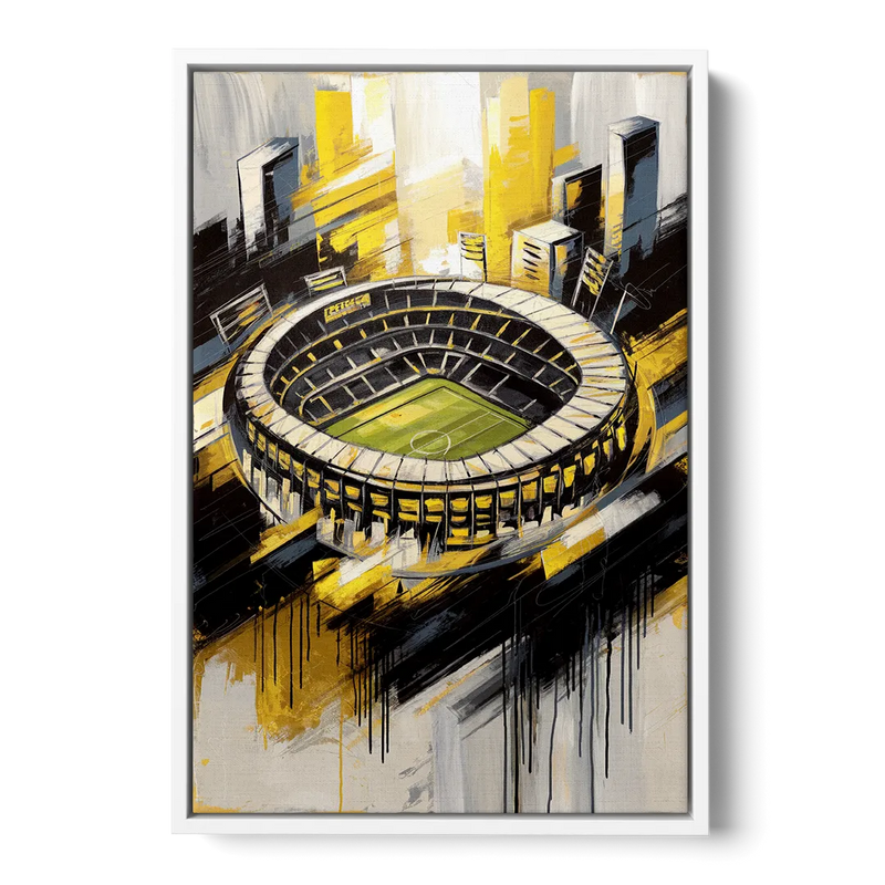 Columbus Crew FC Legacy - White Frame Canvas