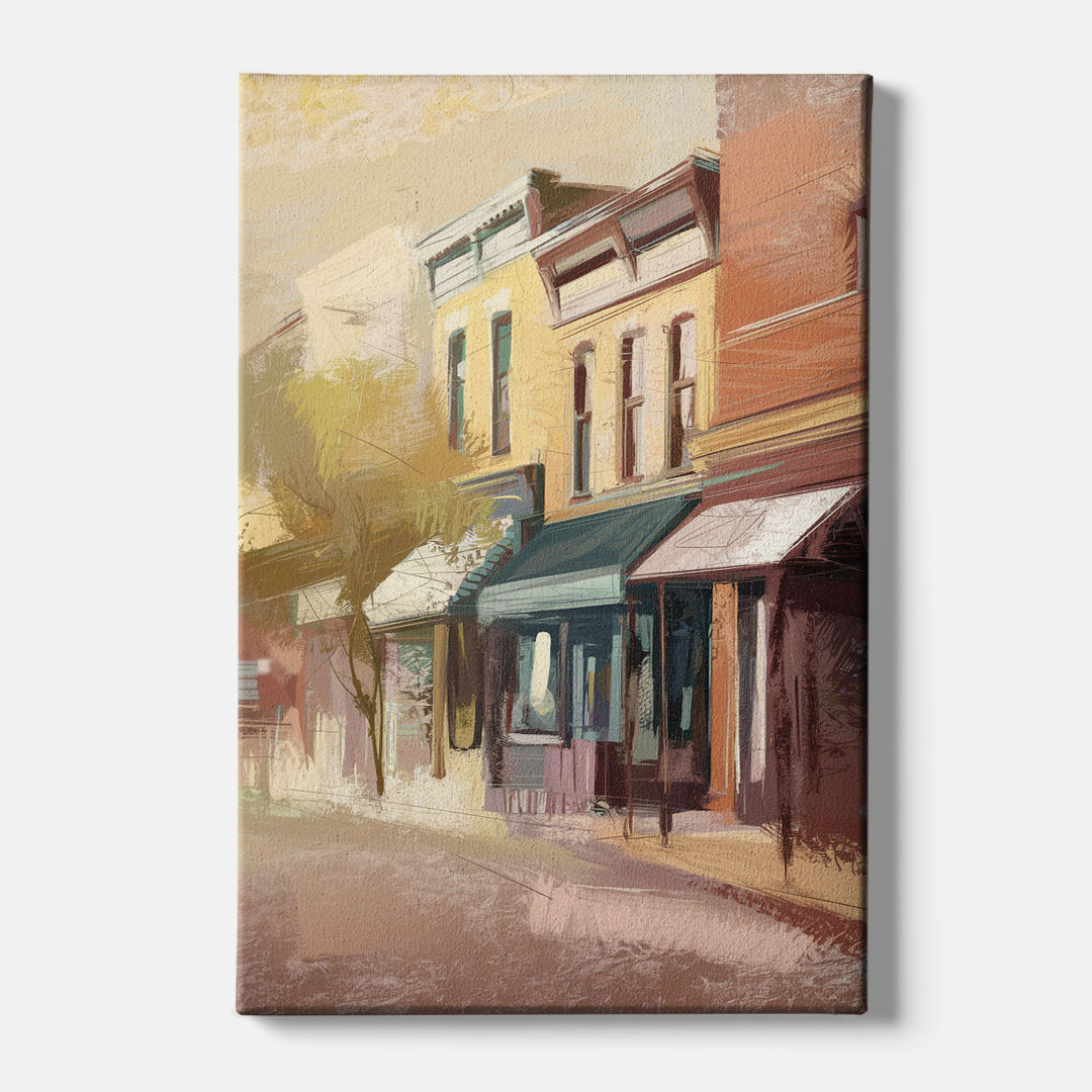 Marietta Historic Downtown - Canvas Wall Art