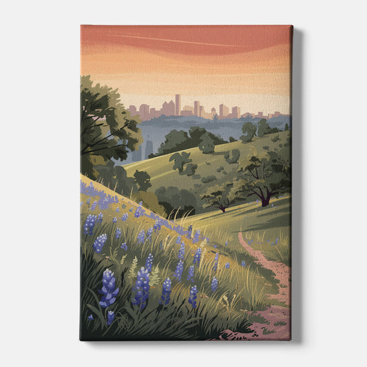 Austin Texas Hill Country - Canvas Wall Art