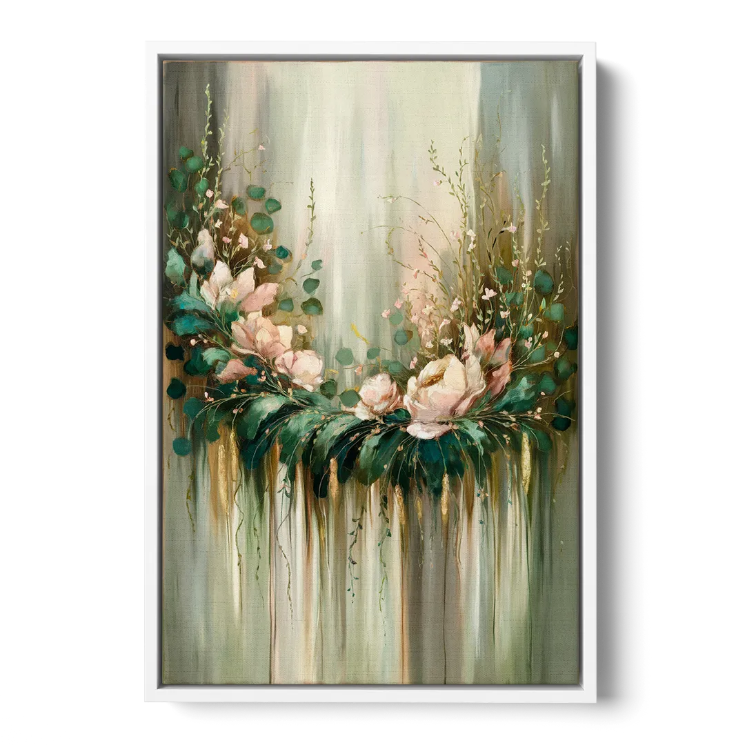 Toledo Botanical Gardens - White Frame Canvas