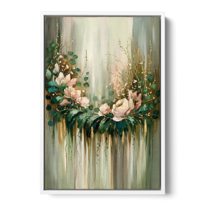 Toledo Botanical Gardens - White Frame Canvas