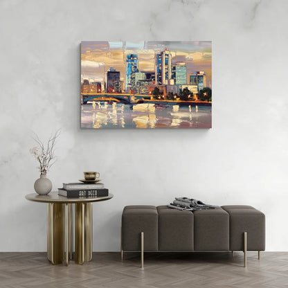 Minneapolis Modern Architectural Beauty - Canvas Wall Art Living Room