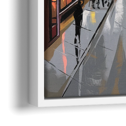 San Francisco Mission District Vibes - Close-Up White Frame Canvas