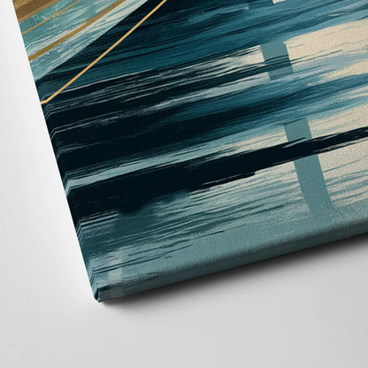 Tacoma Narrows Bridge Scene Canvas Close Up