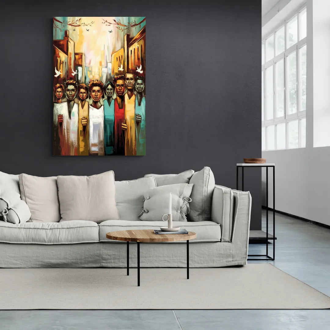 Birmingham Civil Rights District - Canvas Wall Art Living Room