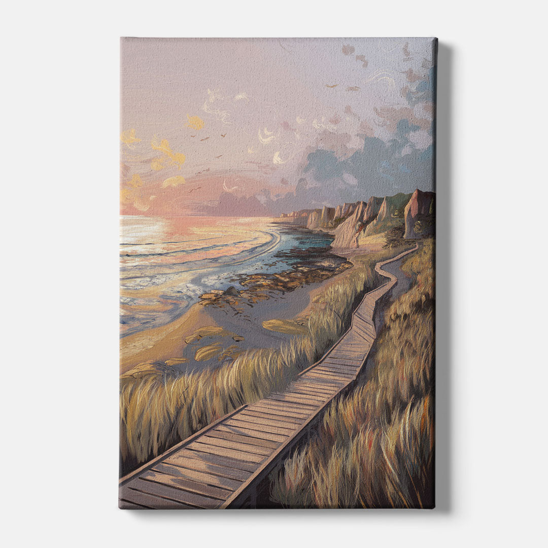 Anchorage Coastal Landscape - Canvas Wall Art