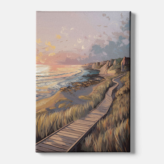 Anchorage Coastal Landscape - Canvas Wall Art