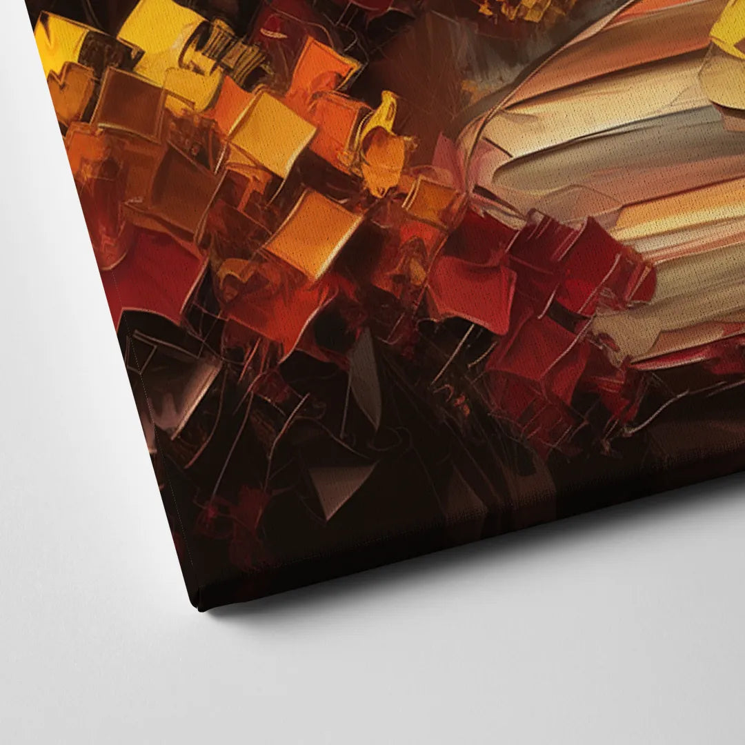 Salem Autumn Forest Canvas Close Up