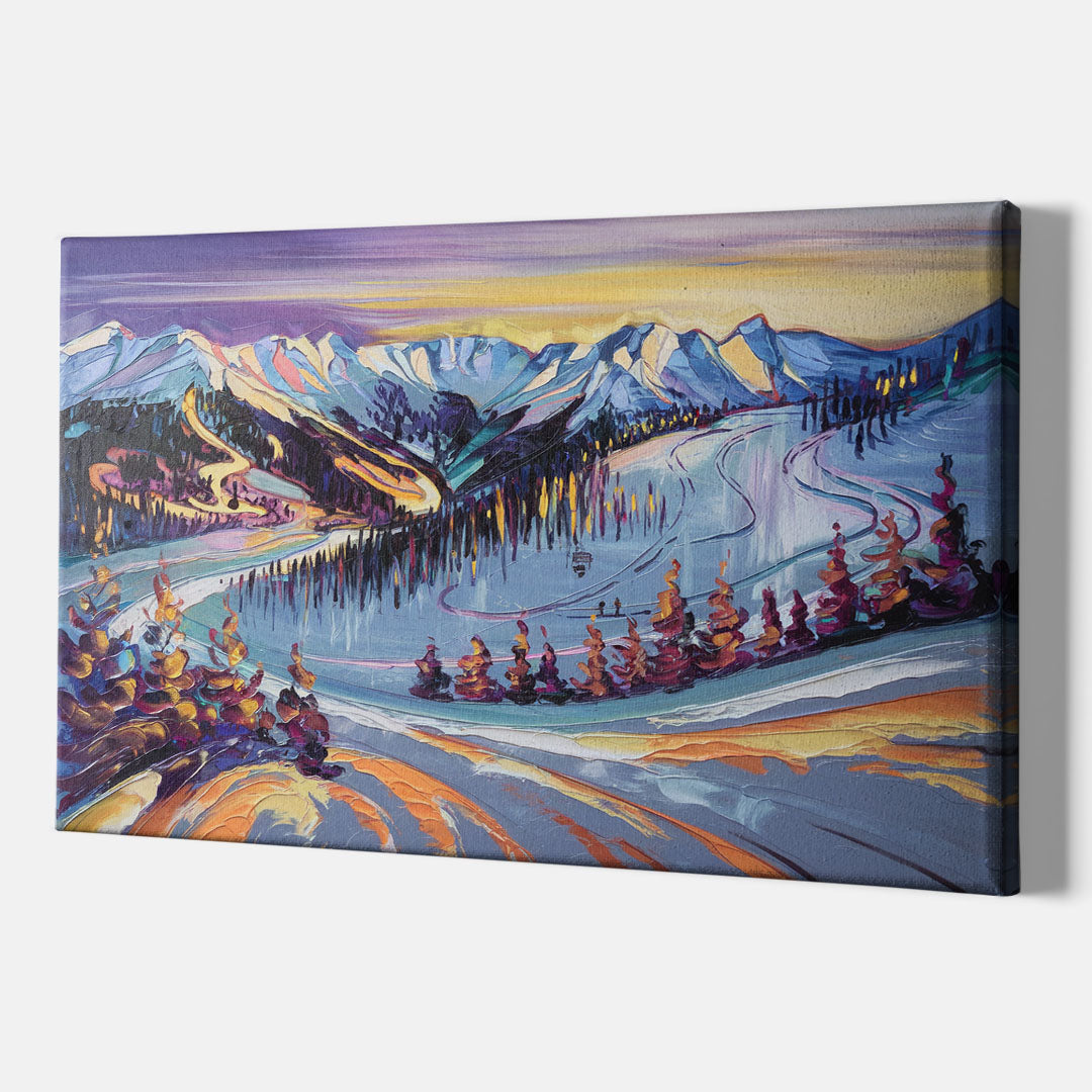 Breckenridge Scenic Trails - Canvas Wall Art Indoor