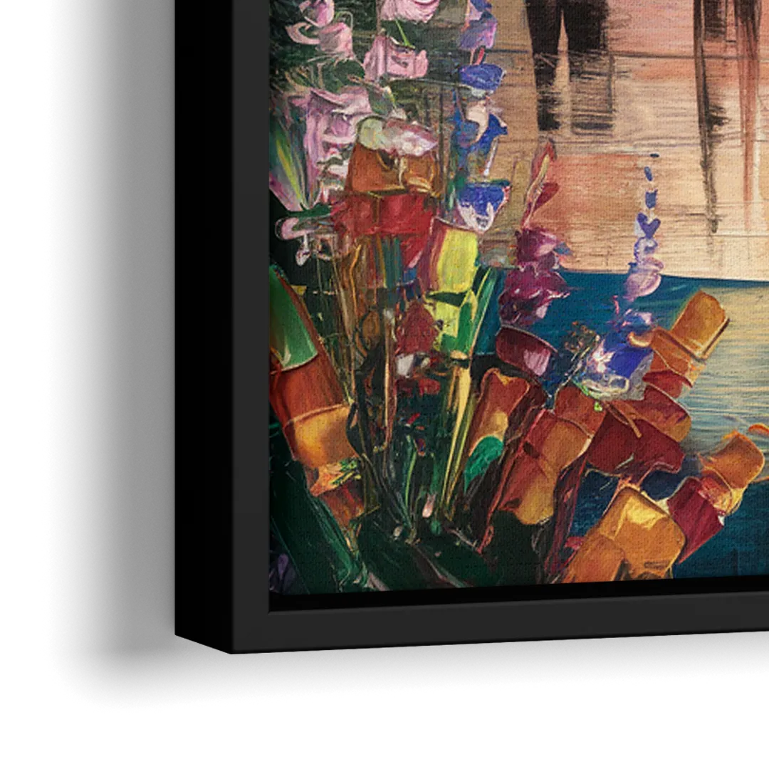 Irvine Scenic Beauty - Close-Up Black Frame Canvas
