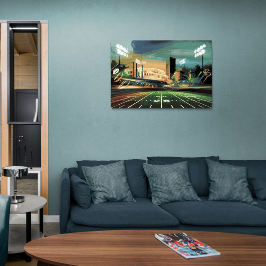 Birmingham Us Sports Teams Tribute - Canvas Wall Art Living Room