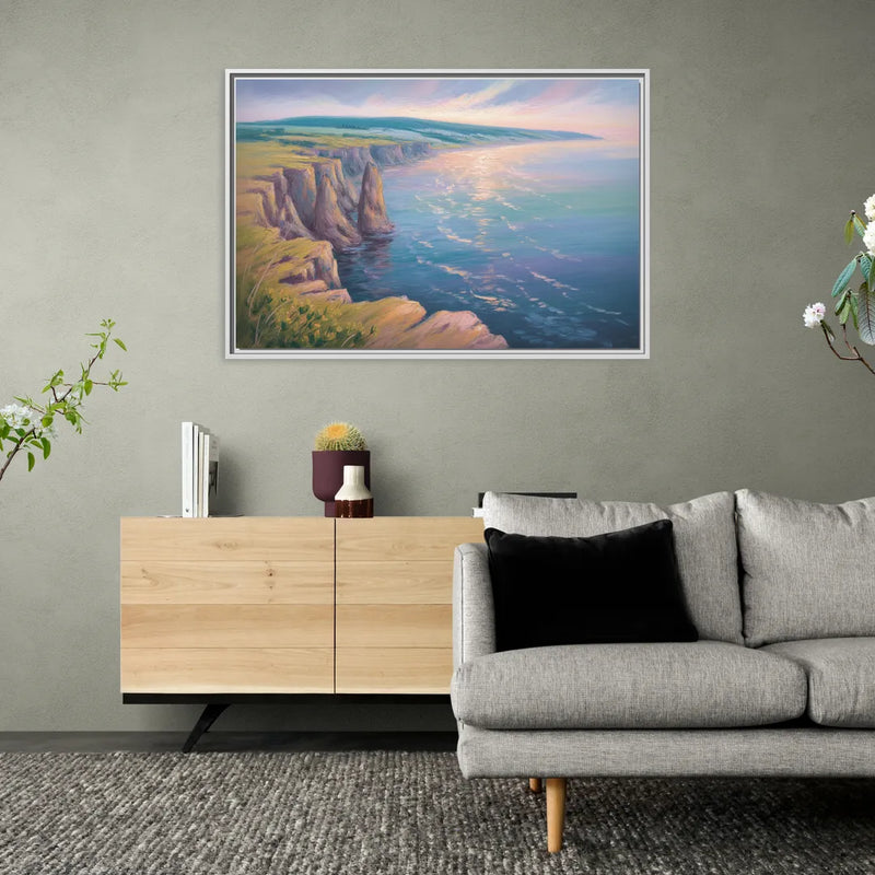 Cape Breton Highlands - Living Room White Frame Canvas