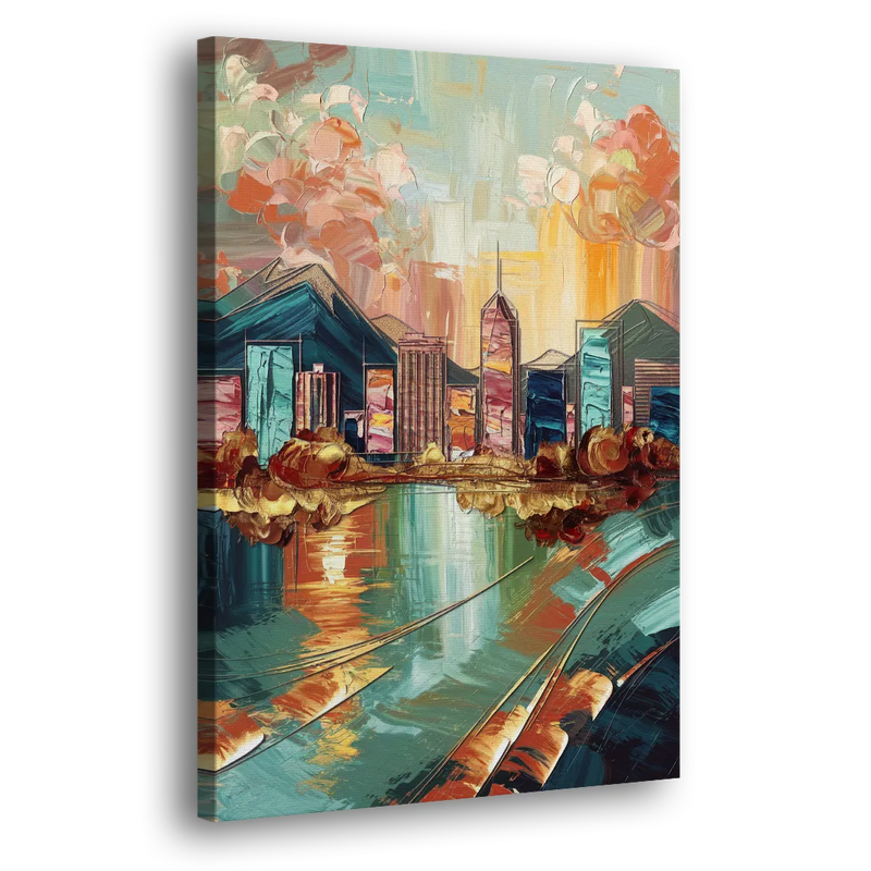 Boise Urban Elegance - Canvas Print Art Sides