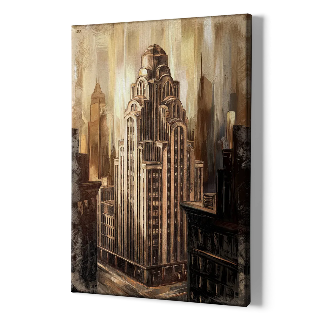 New York City Historic Architecture - Canvas Print Art Sides