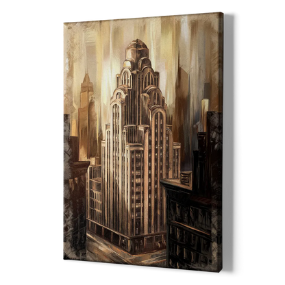 New York City Historic Architecture - Canvas Print Art Sides