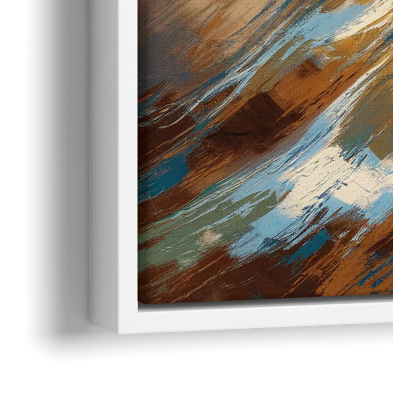 Camden Historic Waterfront - Close-Up White Frame Canvas