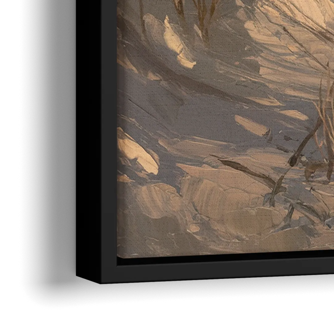 Bandon Pacific Coast - Close-Up Black Frame Canvas