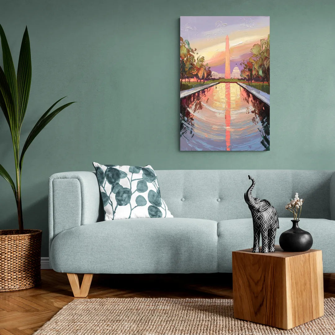 Washington National Mall - Canvas Wall Art Living Room