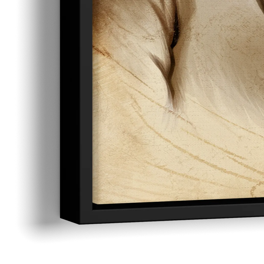 Franklin Patriotic Spirit - Close-Up Black Frame Canvas