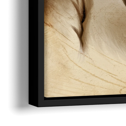Franklin Patriotic Spirit - Close-Up Black Frame Canvas