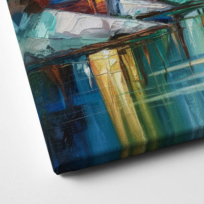 Anchorage Mountain Views Canvas Close Up
