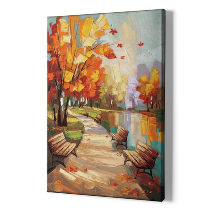 Park City Autumn Colors - Canvas Print Art Sides