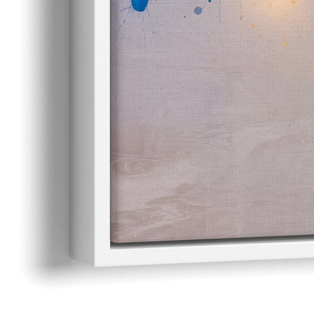 Washington Cityscapes - Close-Up White Frame Canvas