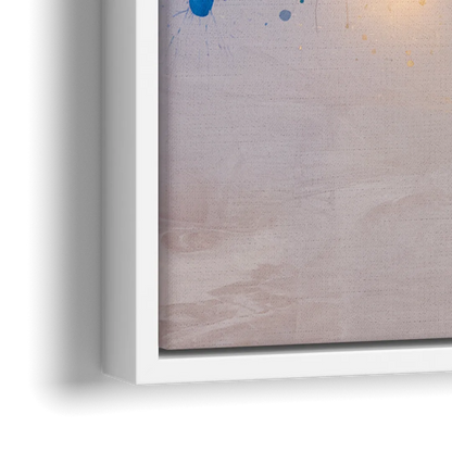 Washington Cityscapes - Close-Up White Frame Canvas