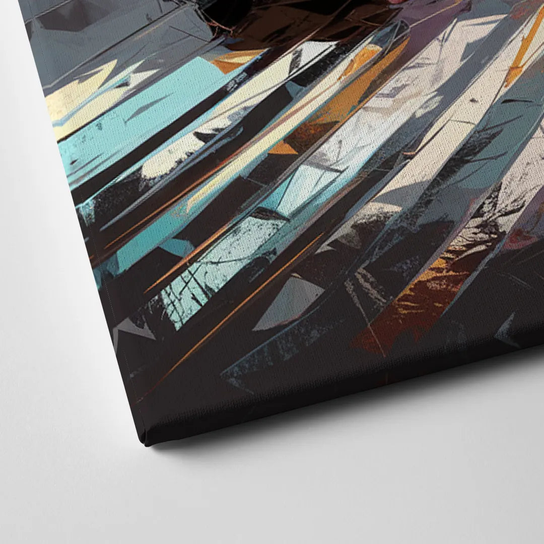 New York City Taxi Cabs Canvas Close Up