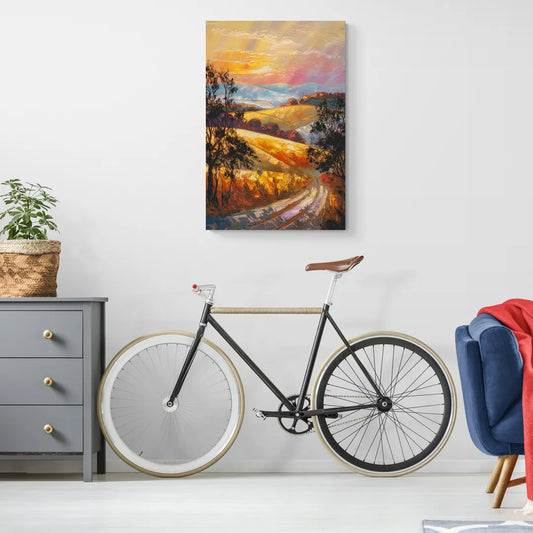 Lancaster Sunset Views - Canvas Wall Art Living Room