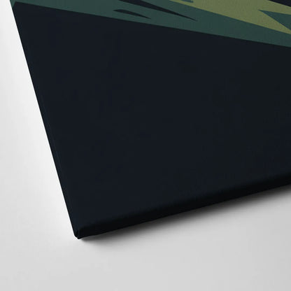 Mountain Biking Trails Canvas Close Up
