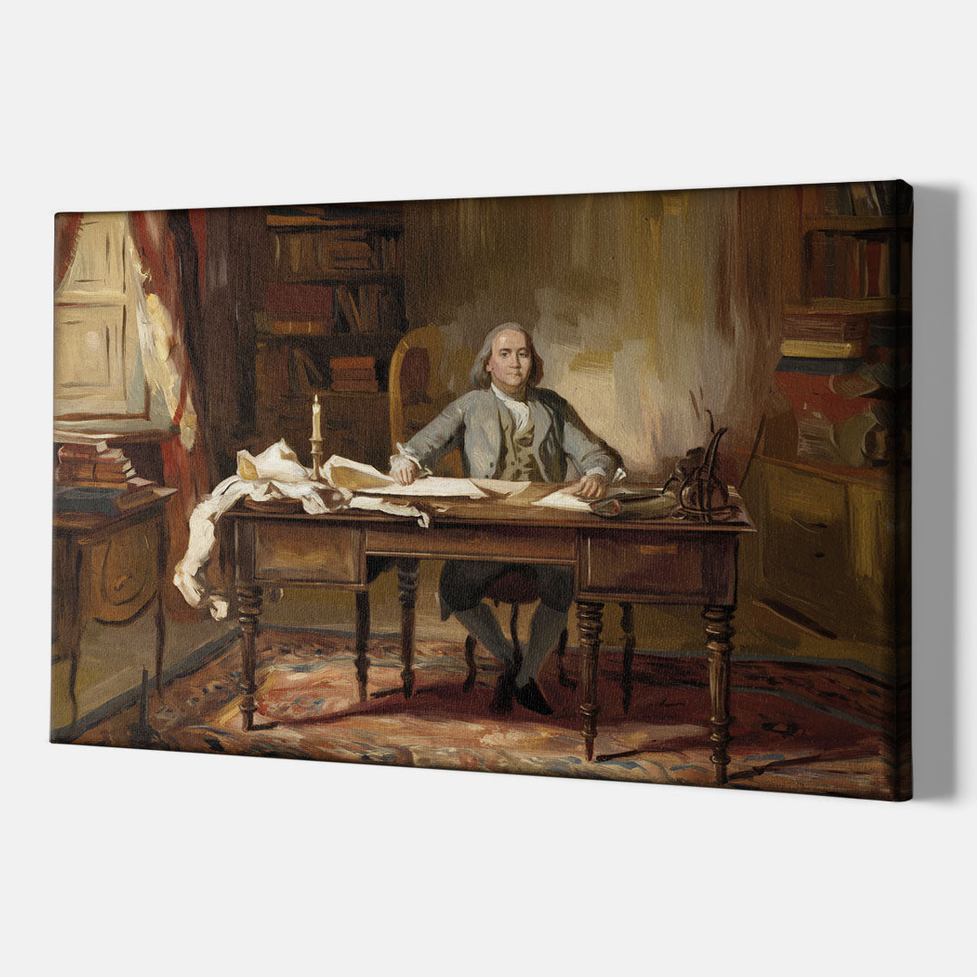 Franklin Historic Charm - Canvas Wall Art Indoor