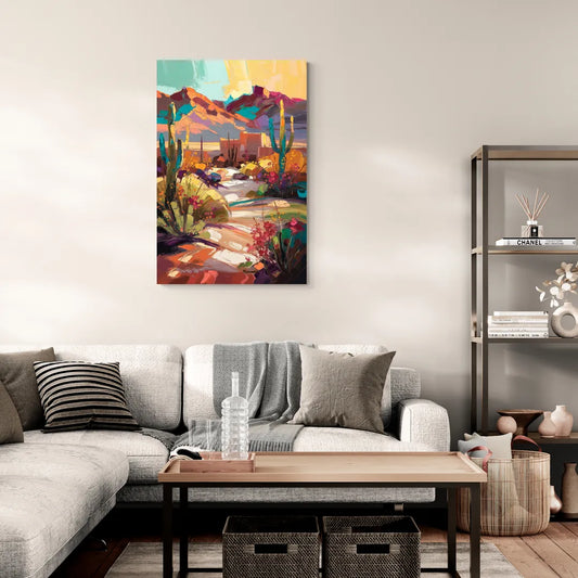 El Paso Borderland Beauty - Canvas Wall Art Living Room