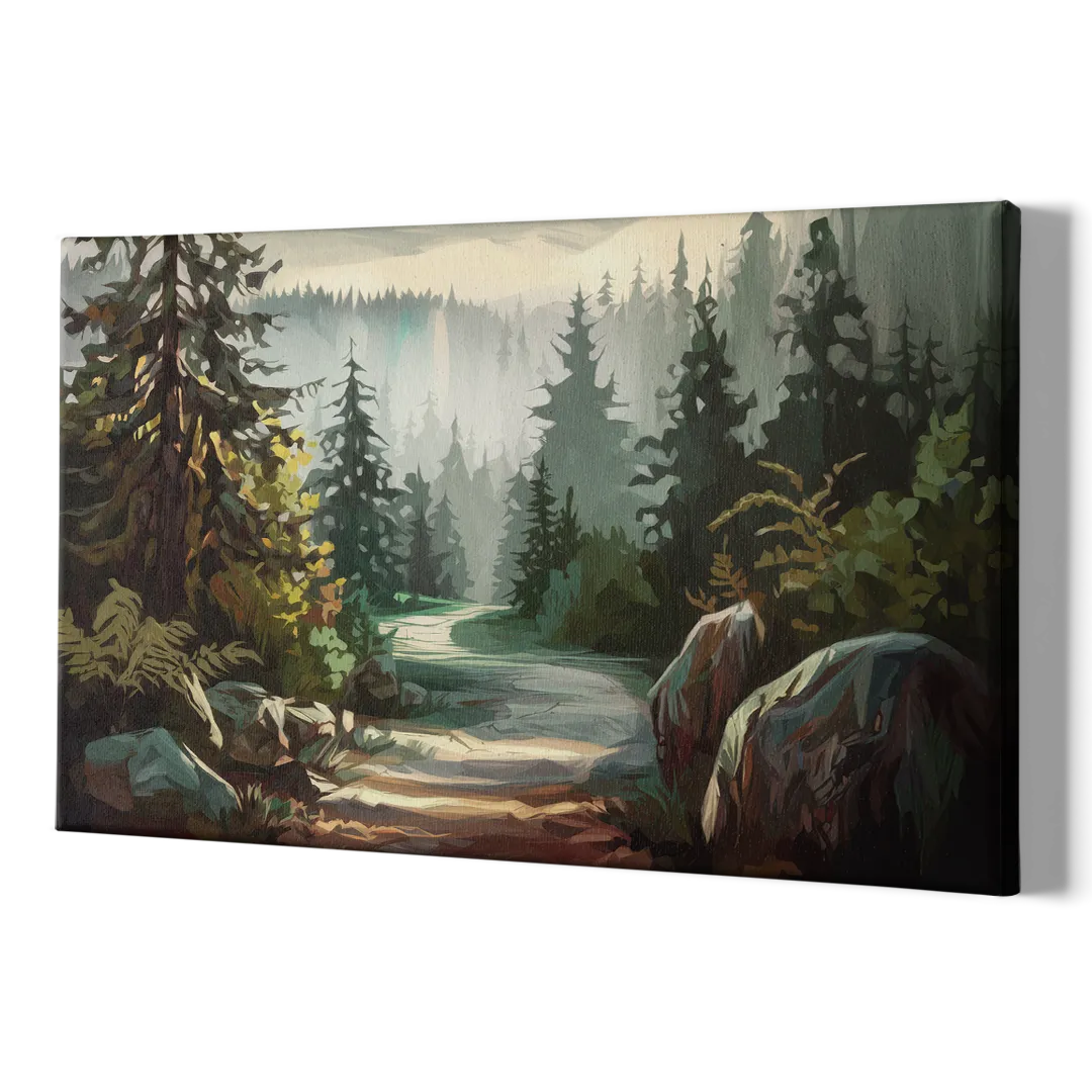 Tacoma Pacific Northwest Beauty - Canvas Print Art Sides