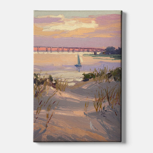 Virginia Beach Chesapeake Bay Views - Canvas Wall Art
