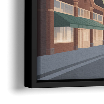 ByWard Market Charm - Close-Up Black Frame Canvas