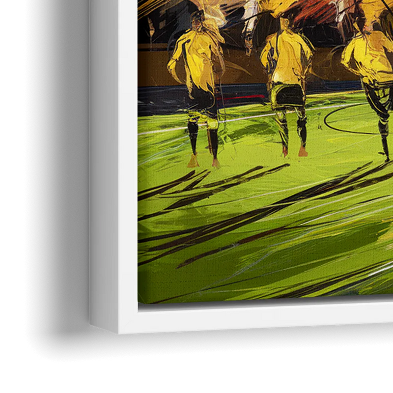 Columbus Crew Soccer Spirit - Close-Up White Frame Canvas