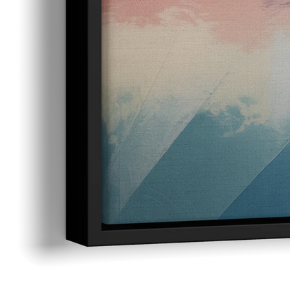 Toronto Cityscape Panorama - Close-Up Black Frame Canvas