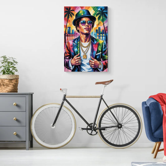 24K Groove 2.0 - Canvas Wall Art Living Room