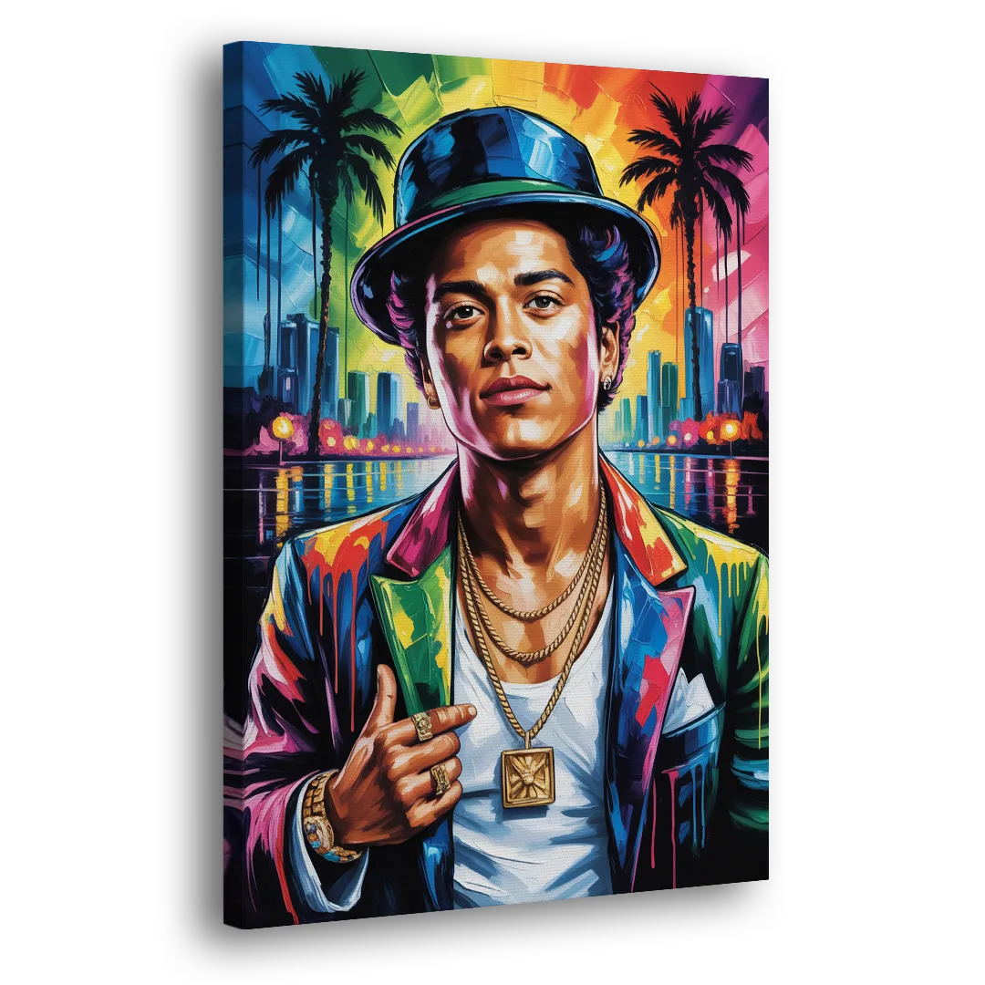 24K Groove Side - Canvas Wall Art